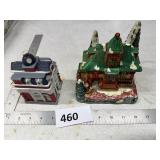 Ceramic & Wax Holiday Village Houses