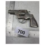 Nickel Plated Toy Revolver