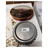Decorative Tin and Pie Pan