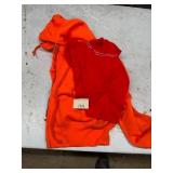 Small Orange Hoodie And Red SlipOver
