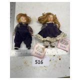 Two Plush Dolls