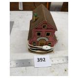 Ceramic Light-Up Village Schoolhouse