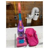 Toy Vacuum and Car seat Set