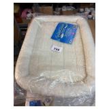 Small Synthetic Sheepskin Pet Bed
