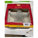 Holiday Living Silver Tree Topper