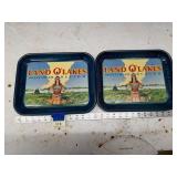 Land O'Lakes Tin Trays