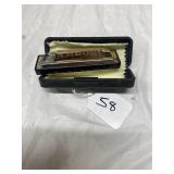 Jambone Harmonica in Case