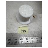 Milk Glass Hat Vase