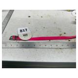 Pink Nylon Dog Collar
