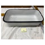Rectangular Enamel Basin