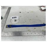 Blue Nylon Dog Collar