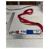 Red Nylon Dog Leash