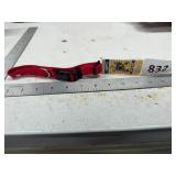 Adjustable Red Dog Collar