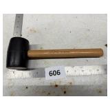 Rubber Mallet with Wooden Handle