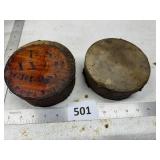 Vintage U.S. Axle Grease Containers
