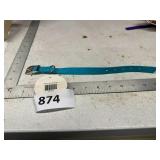 Blue 5/8' x 10' Dog Collar