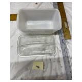 White Glass Storage Dish