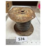 Rusty Spool of Metal Wire