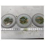 3 Decorative Plates