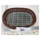 Oval Wicker Basket