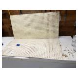 Two White Pegboards