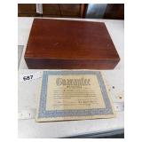 Wooden Rogers Flatware Box