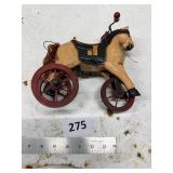 Carved Wooden Horse Toy