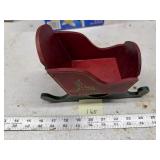 Wooden Decorative Musical Sleigh