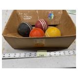 Four Croquet Balls