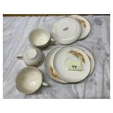 Golden Wheat Dish Set