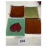 Four Ceramic Plates