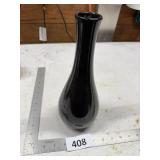Black Ceramic Bud Vase