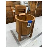 Wooden Washing Machine Flower Pot Holder