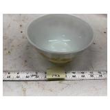 Pyrex White Bowl with Floral Design