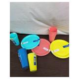 Colorful Plastic Dish Set