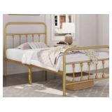 Twin Iron Platform Bed Frame