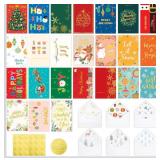 24-Pack Festive Christmas Cards