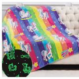 Glow-in-the-Dark Unicorn Blanket