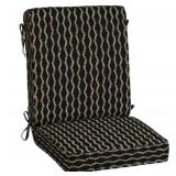 Black Seat Cushion Set
