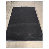 Rectangular Black Rug