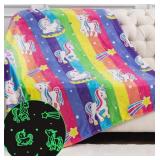 Glow-in-Dark Unicorn Blanket
