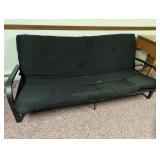 Black Metal Frame Futon