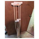 Adjustable Wooden Crutches