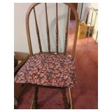 Wood Chair with Cushion