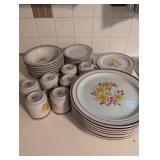 Floral Ceramic Dinnerware Set