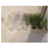 Clear & Green Glasses