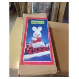 Decorative Sledding Bunny