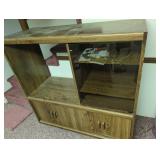 Oak Display Cabinet Unit