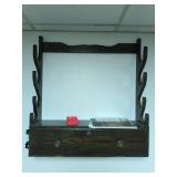 Wall-Mounted Wood Rack