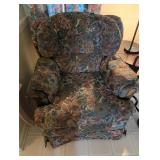 Floral Upholstered Recliner